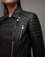 Leoni Leather Biker Jacket 3