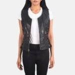 Long Leather Vest Women's 2