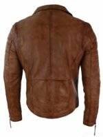 Men Leather Biker Jacket 2