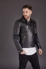 Mens Biker Jacket Leather 2