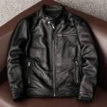 Men's Biker Leather Jacket 5