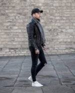 Mens Leather Biker Jacket Fashion 2