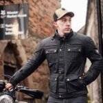 Merlin Motorcycle Jacket with high-quality leather for maximum safety