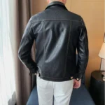 Motorcycle Leather Jacket For Men 4