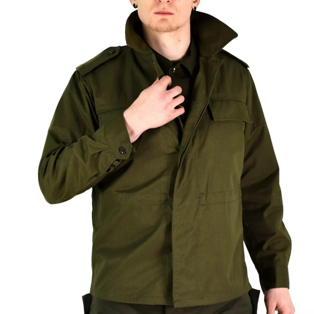 Olive Green Military Jacket Mens