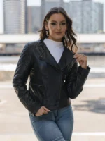 Oversized Biker Leather Jacket 2