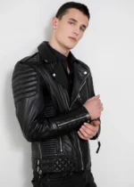 Quilted Biker Jacket 3