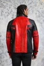 Red And Black Biker Jacket 2