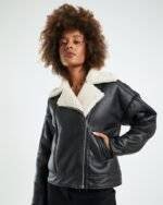 Shearling Biker Jacket