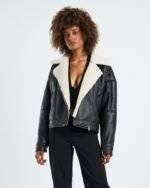 Shearling Biker Jacket 3