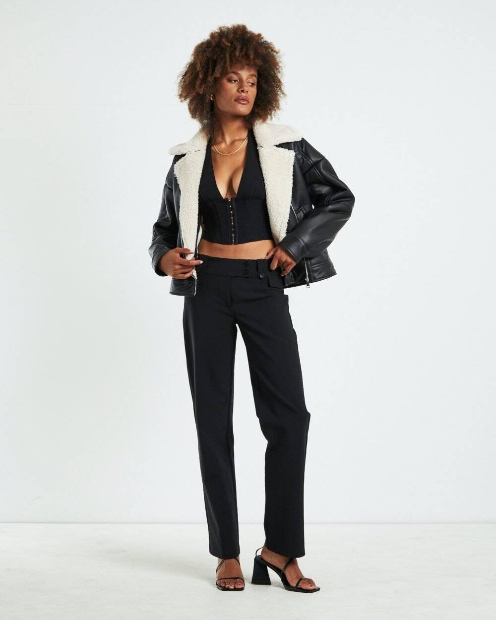 Shearling Biker Jacket 4