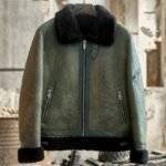 Shearling Biker Jacket Mens 3