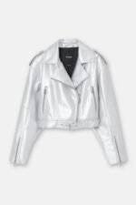 Silver Biker Jacket