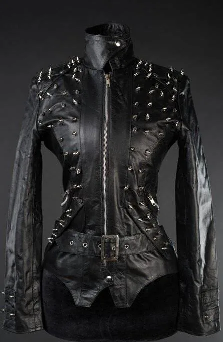Spiked Biker Jacket 2