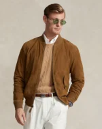 Suede Bomber jacket