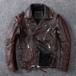 Vintage Biker Leather Jacket 2