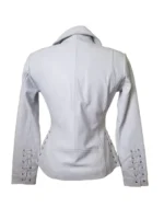 White Biker Jacket 3