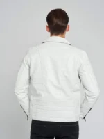 White Biker Jacket Mens 2