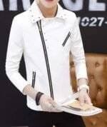 White Motorcycle Jacket 4
