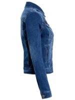 Womens Denim Jacket Fitted side view