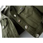 Womens Green Military jacket 2