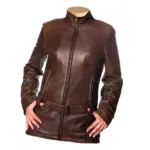 Womens Leather Biker Jacket