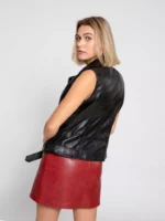 Womens Leather Vest 2