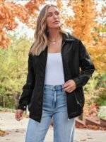 Womens Motorcycle Jacket Plus Size