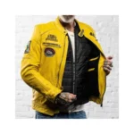 Yellow Motorcycle Jacket 3