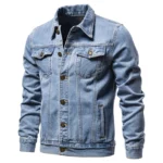 blue denim jacket men