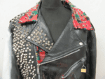 Punk Leather Jacket Studded