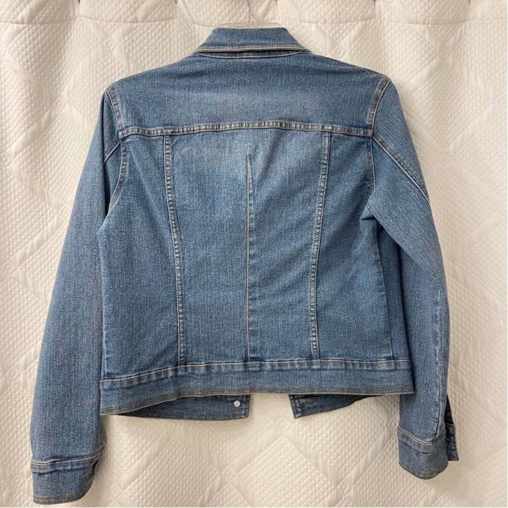 embroidered denim jacket womens 2