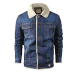 mens denim jacket with fur