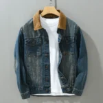 mens lined denim jacket