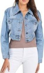 short denim jacket womens