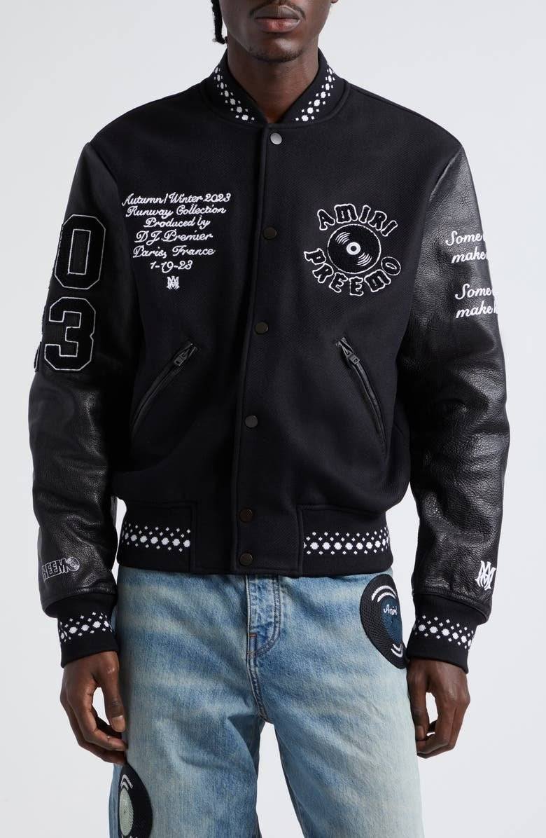 Black Varsity Jacket