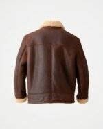 Sheepskin Collar Jacket Mens 3