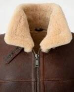 Sheepskin Collar Jacket Mens 2