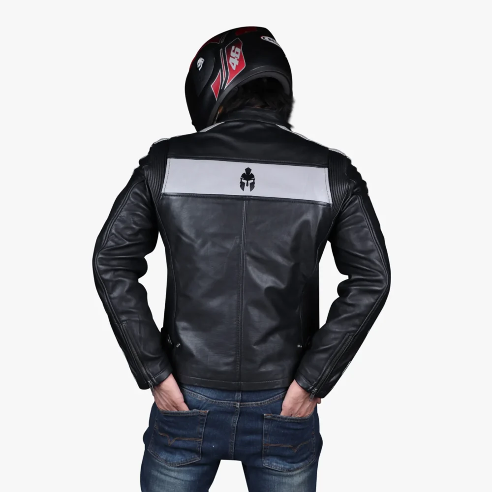 Armored Motorcycle Leather Jacket 2