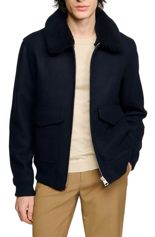 Aviator Bomber Jacket Mens