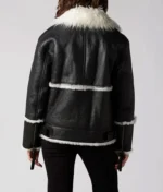 Aviator Jacket Black And White