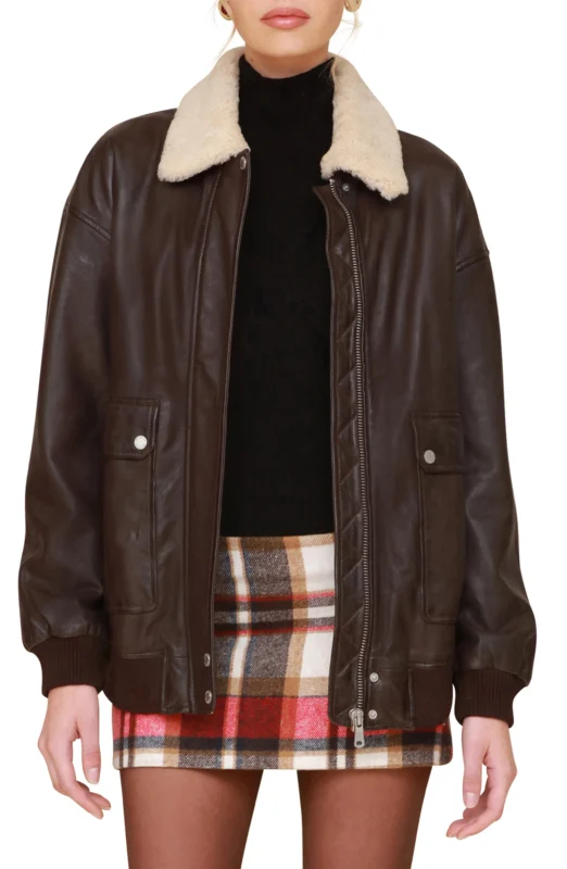 Aviator Jacket Fur Collar