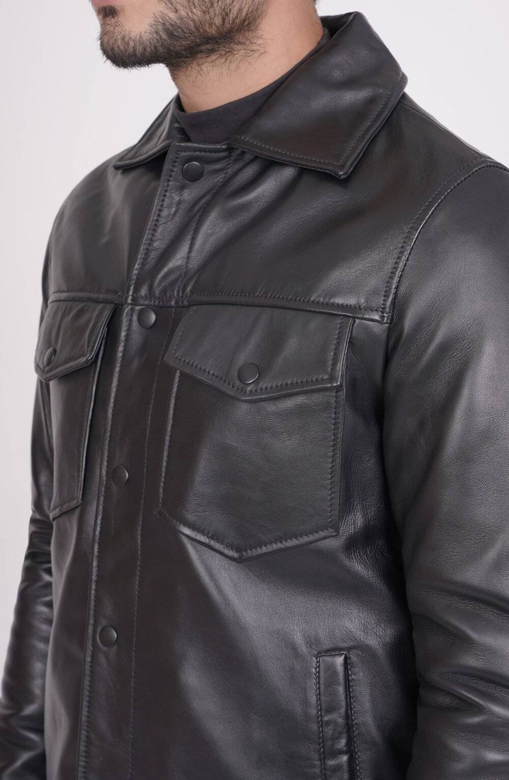 Aviator Leather Jacket 2