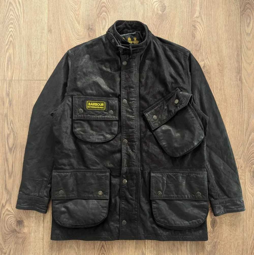 Barbour Leather Motorcycle Jacket