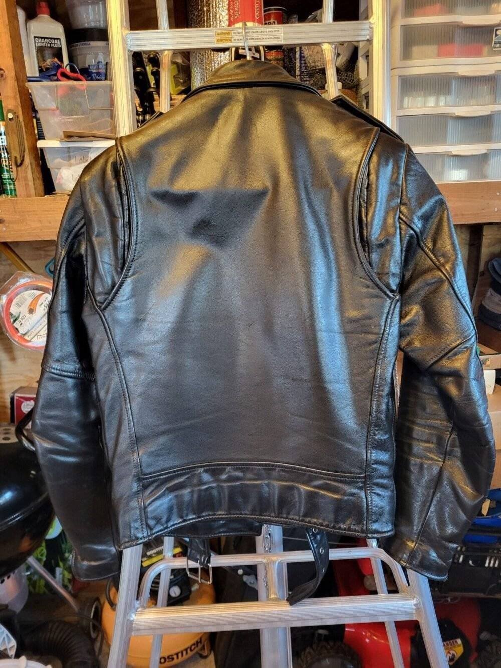 Bermans Leather Motorcycle Jacket 2