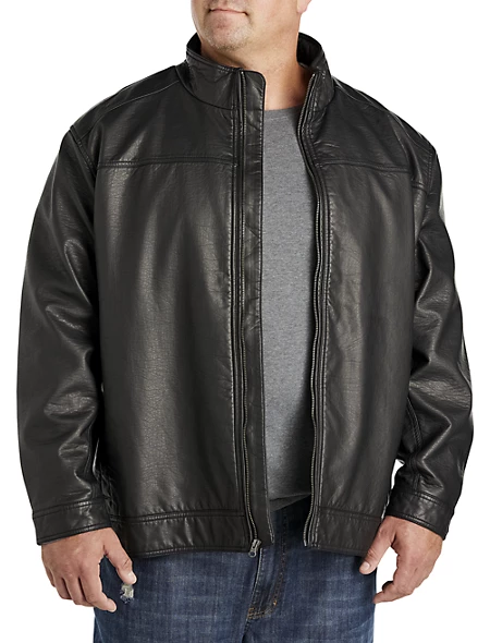 Big And Tall Leather Motorcycle Jacket