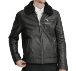 Black Aviator Jacket 1