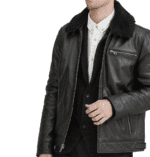 Black Aviator Jacket 2