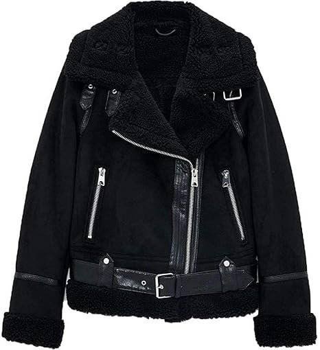 Black Faux Suede Jacket