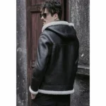 Black Sheepskin Jacket 2